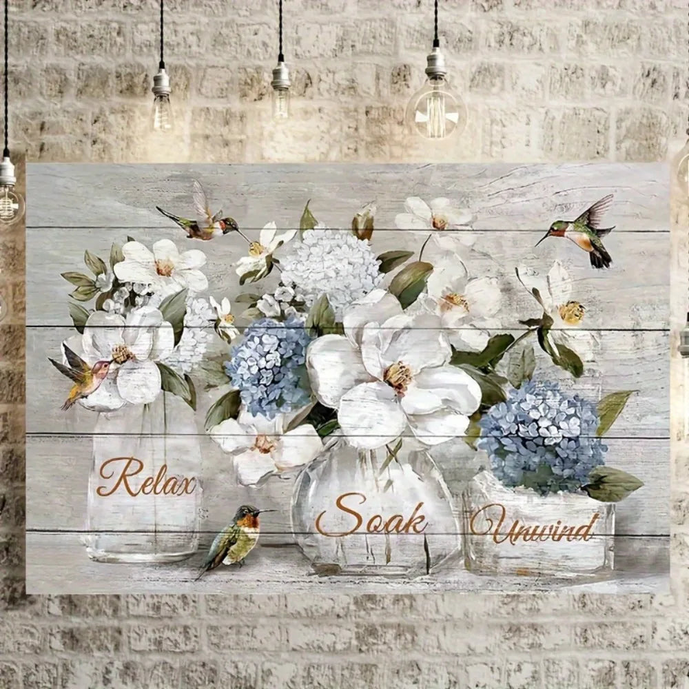 Rustic Farmhouse Canvas Wall Art