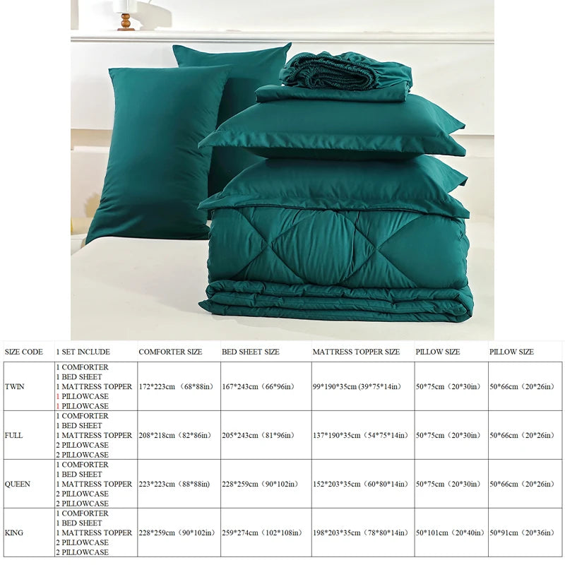 5 and 7-Piece Bedding Sets