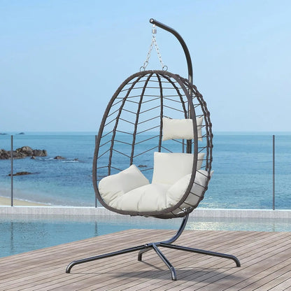 Swinging Egg Chair with Stand