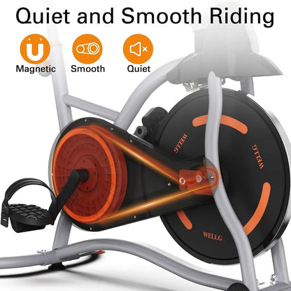 Indoor Stationary Exercise Bike with Digital Display