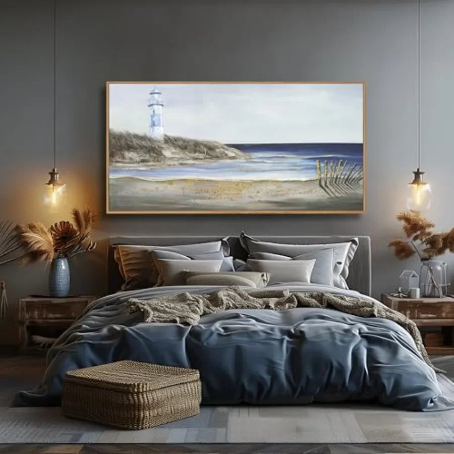 Modern Beautiful Coastal Scene Wall Art