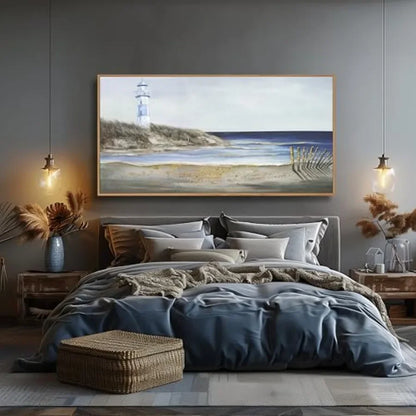 Modern Beautiful Coastal Scene Wall Art