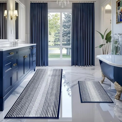 2-Piece Chenille Bathroom Rug Set
