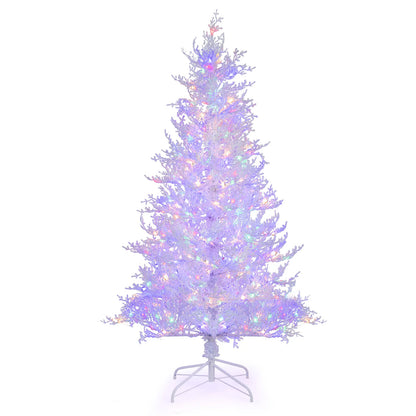 6-Foot Pre-Lit Artificial Christmas Tree