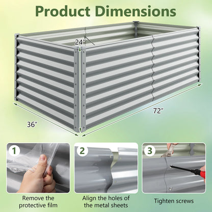 Raised Large Vegetable Garden Planter