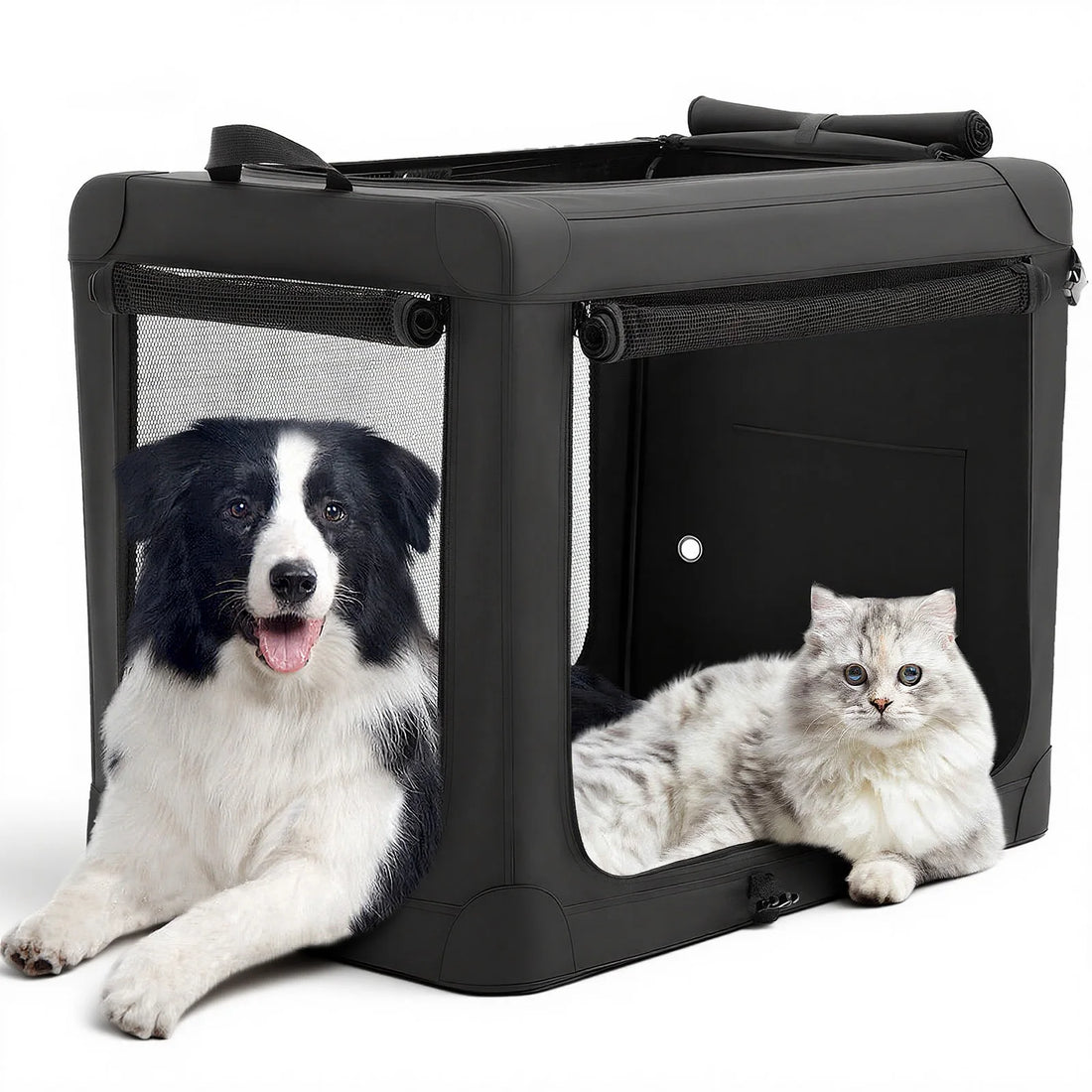 JHK Foldable Soft Dog Crate Portable Pet Kennel