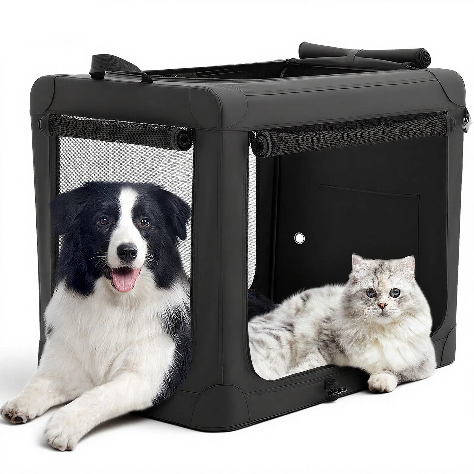 JHK Foldable Soft Dog Crate Portable Pet Kennel