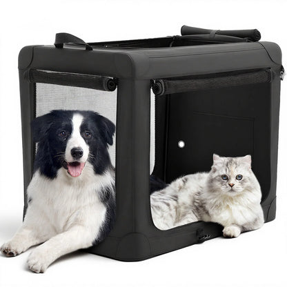 JHK Foldable Soft Dog Crate Portable Pet Kennel