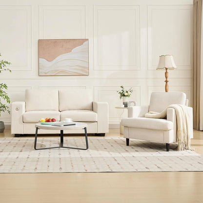 Modern Deep Seat Accent Chair
