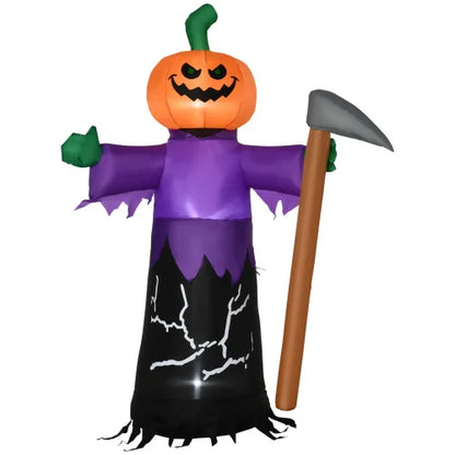 5 Foot Grim Reaper Halloween Inflatable Decoration