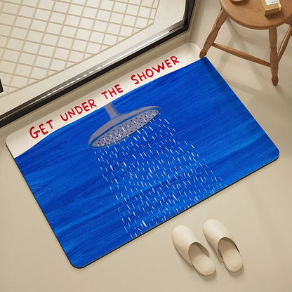 Super Absorbant Diatomaceous Earth Bathroom Rug