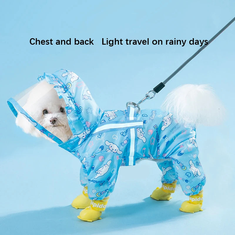 Cinnamoroll Pet Raincoat for Dogs