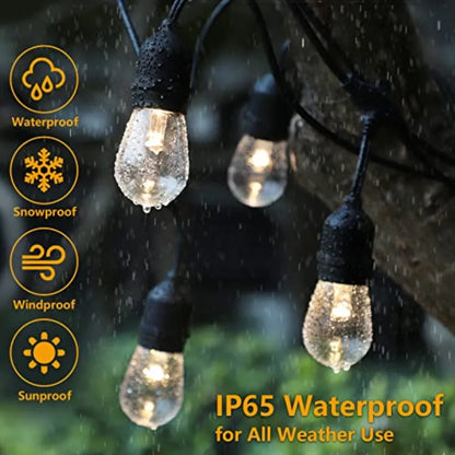 LED Dimmable Outdoor String Lights