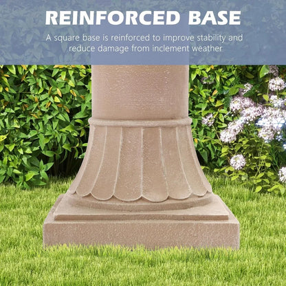 48.4 Inch Italian Inspired Outdoor Garden Waterfall