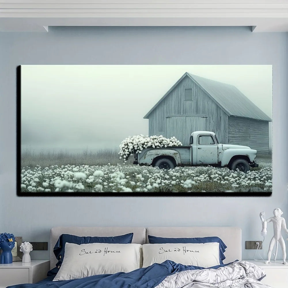 Country Farm Landscape Interior Wall Art Decoration
