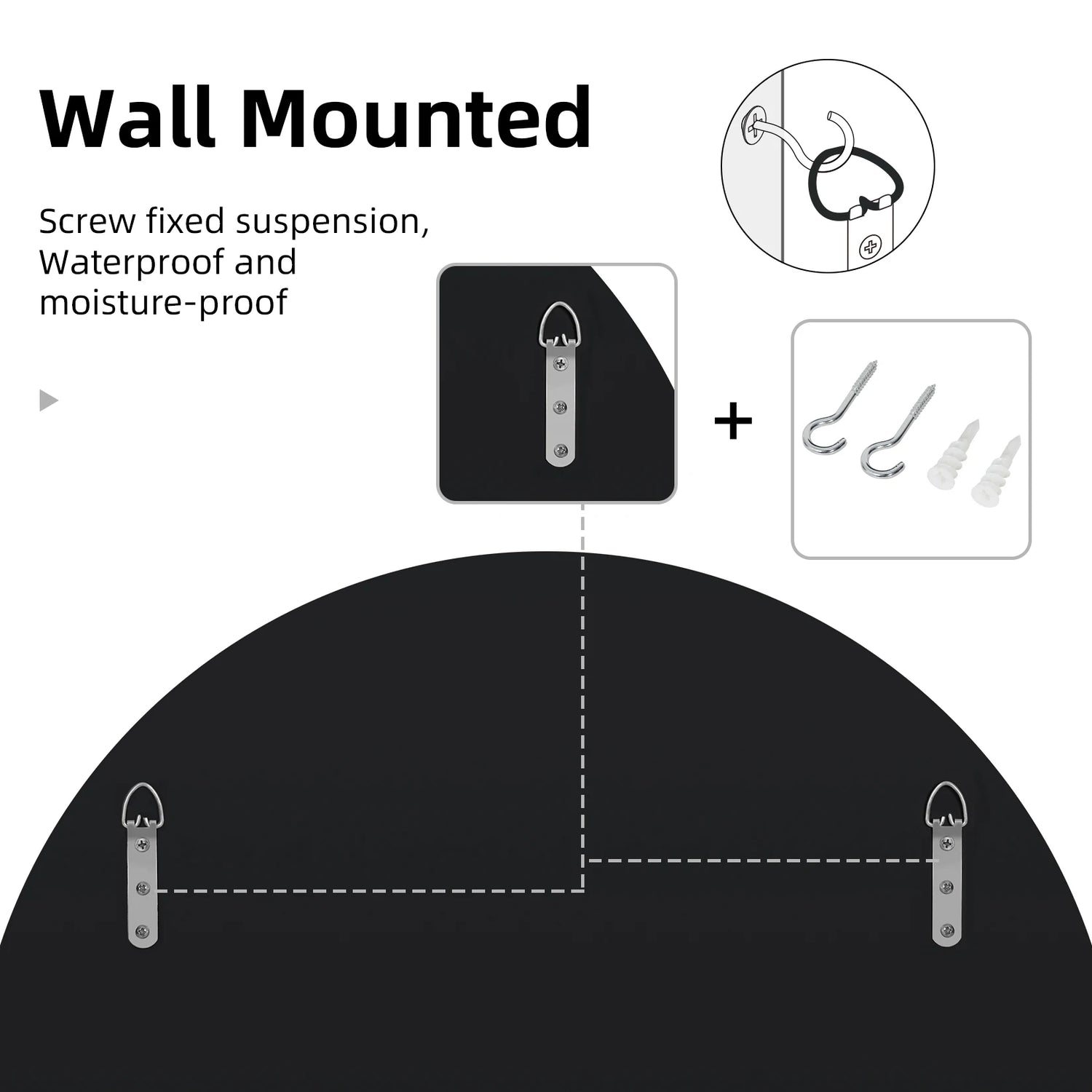Round Starburst Decorative Wall Mirror