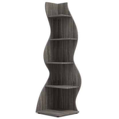 Tribesigns Modern 5-Tier Corner Shelf