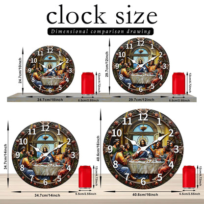 Last Supper Themed Wall Clock