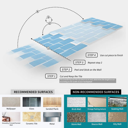 Peel and Stick Backsplash Tiles