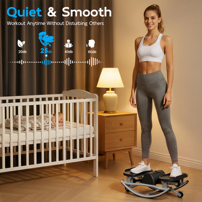 Intelligent Exercise Swing Stepper Machine with Digital Display