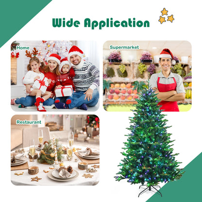 8-Foot App-Controlled Pre-Lit Christmas Tree
