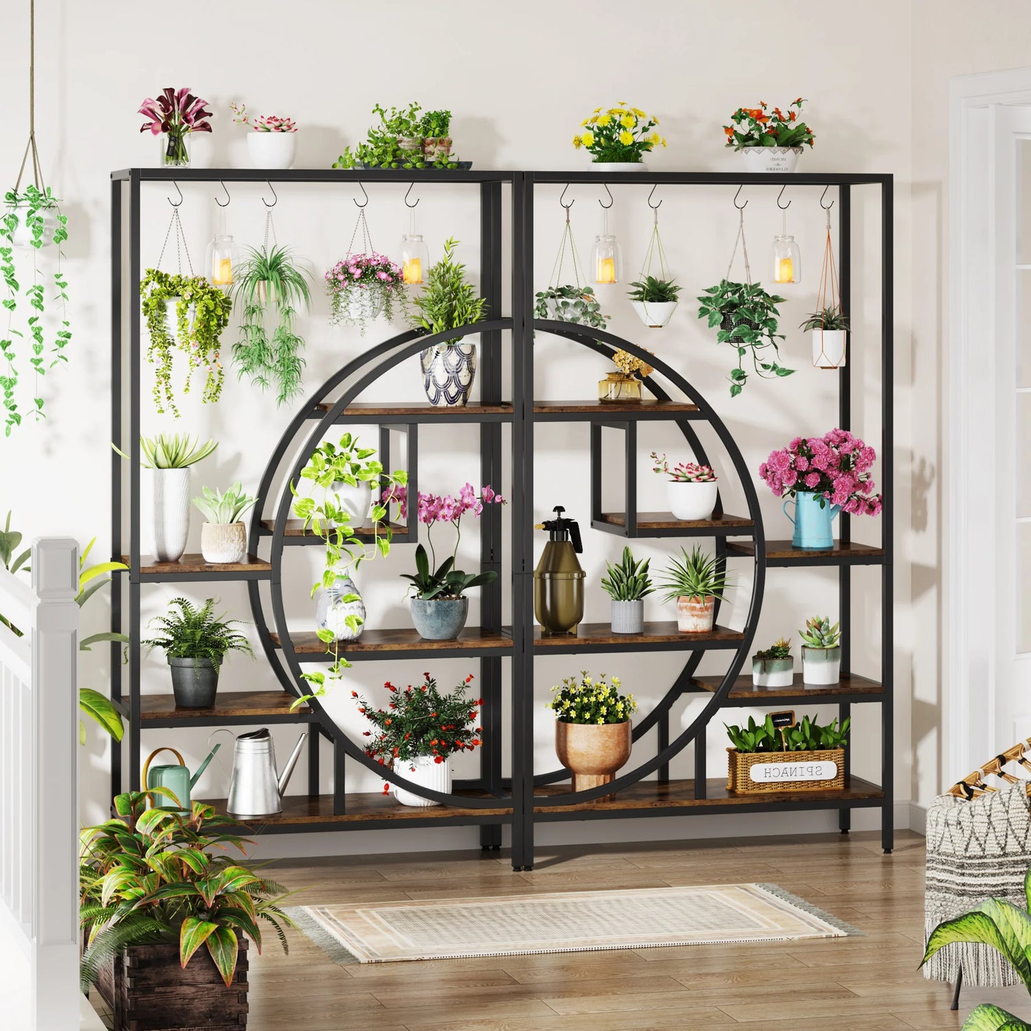 LITTLE TREE 70.9 Inch 7 Tier Indoor Plant Stand