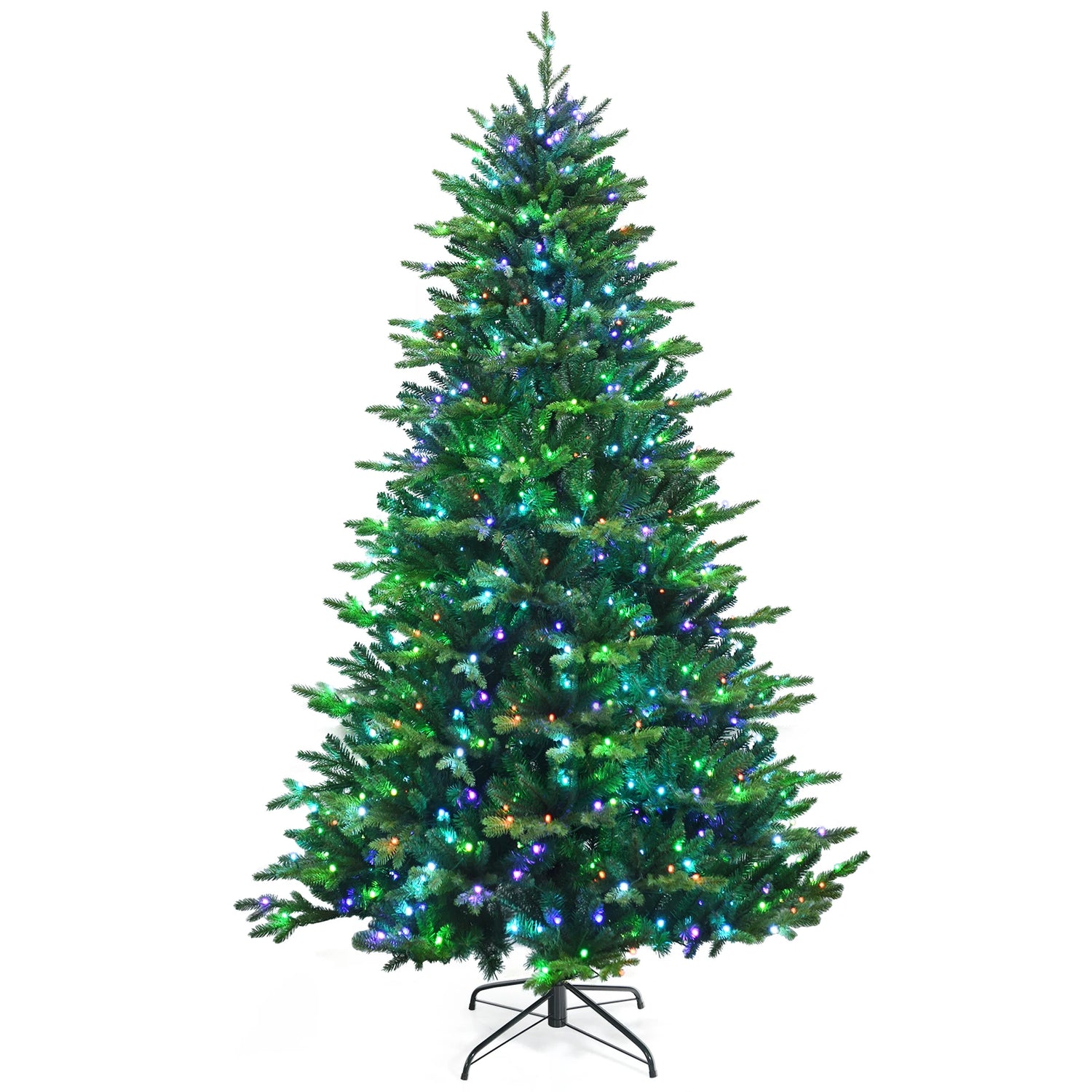8-Foot App-Controlled Pre-Lit Christmas Tree