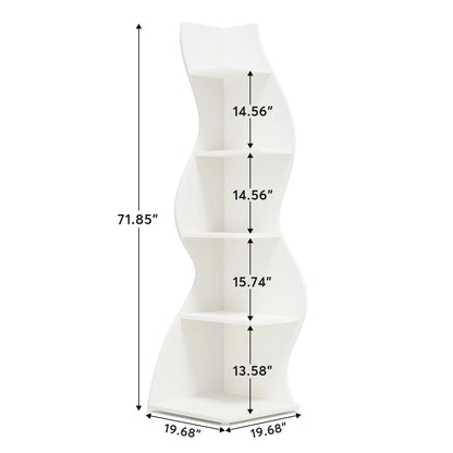 Tribesigns Modern 5-Tier Corner Shelf