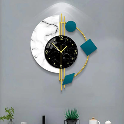22 Inch Nordic Style Luxury Marble Wall Clock