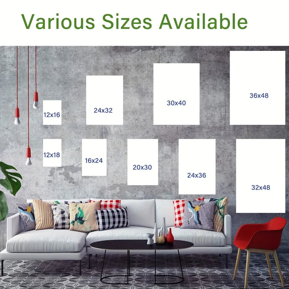 Country Farm Landscape Interior Wall Art Decoration