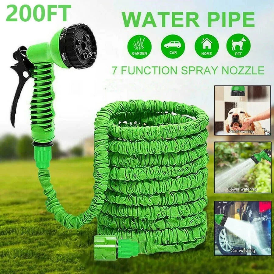 Expandable High-Pressure Magic Hose With 7 Spray Patterns