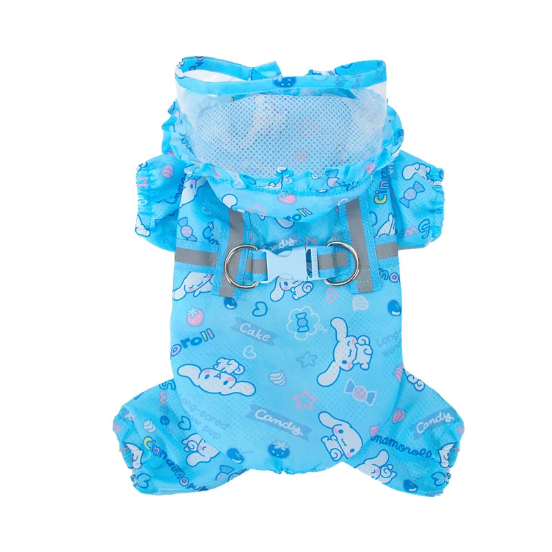 Cinnamoroll Pet Raincoat for Dogs