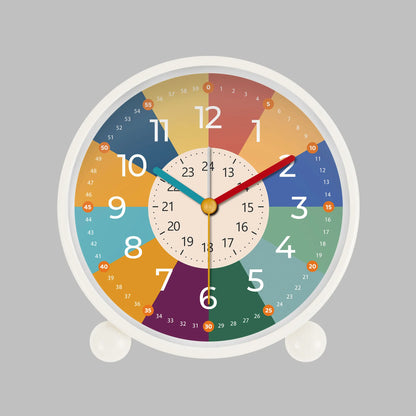 Rainbow Alarm Clock Perfect for Beginner Time Tellers