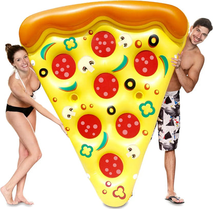 JOYFY Giant Inflatable Pizza Slice Pool Float
