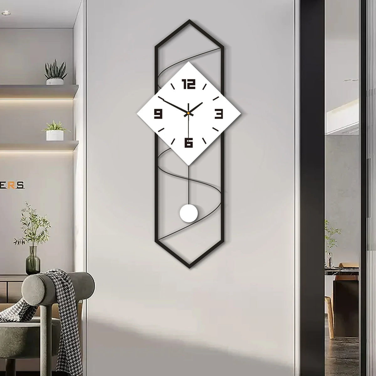 Modern Artistic Silent Wall Clock