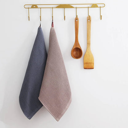 100% Ultra Soft Waffle Weave Cotton Kitchen Towels