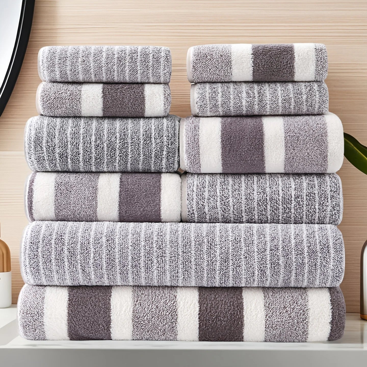 10-Piece Lint Free Ultra Absorbent Towel Set