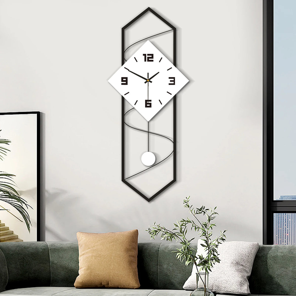 Modern Artistic Silent Wall Clock
