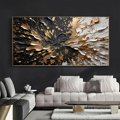 Modern Abstract Ink Splash Decorative Wall Art