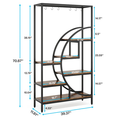 LITTLE TREE 70.9 Inch 7 Tier Indoor Plant Stand