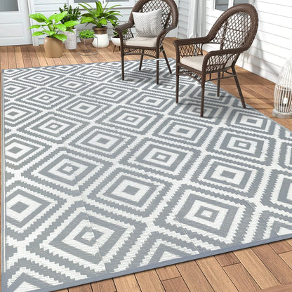 6‘ x 9’ Outdoor Waterproof Reversible Rug