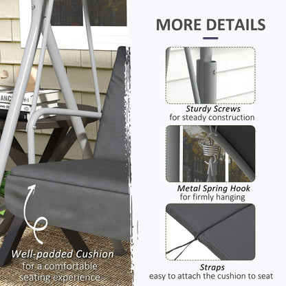 Outdoor 2-Person Hanging Swing Chair