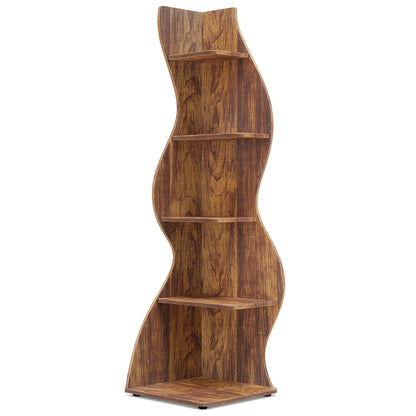 Tribesigns Modern 5-Tier Corner Shelf