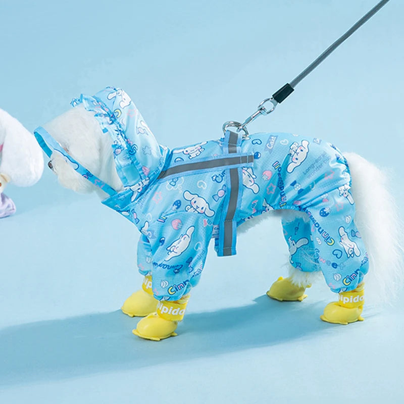 Cinnamoroll Pet Raincoat for Dogs
