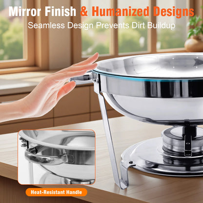 Stainless Steel Chafing Dish in a Set of 1 or 2