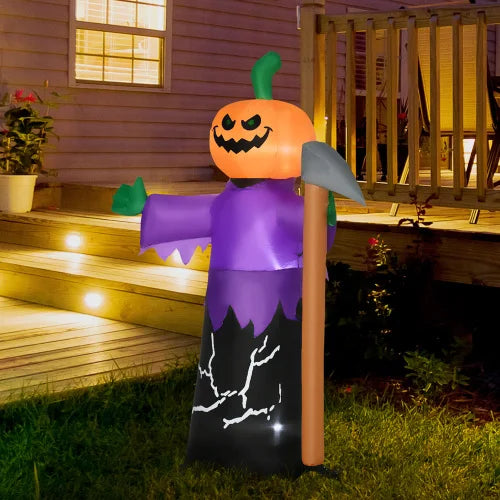 5 Foot Grim Reaper Halloween Inflatable Decoration