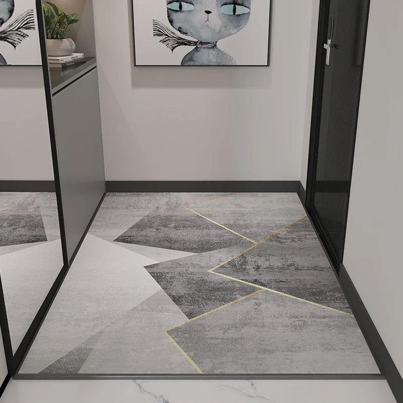 VIKAMA Modern Non-Slip Machine Washable Area Rug