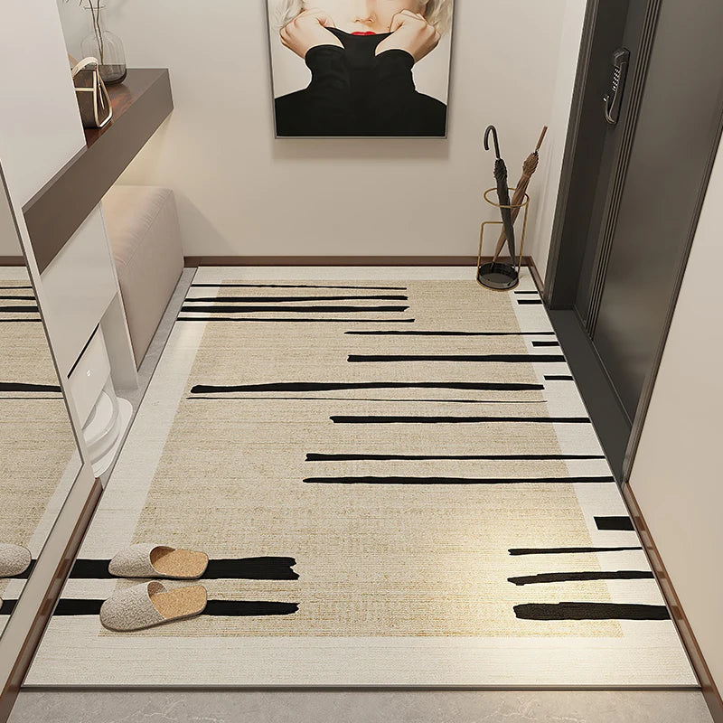 VIKAMA Modern Non-Slip Machine Washable Area Rug