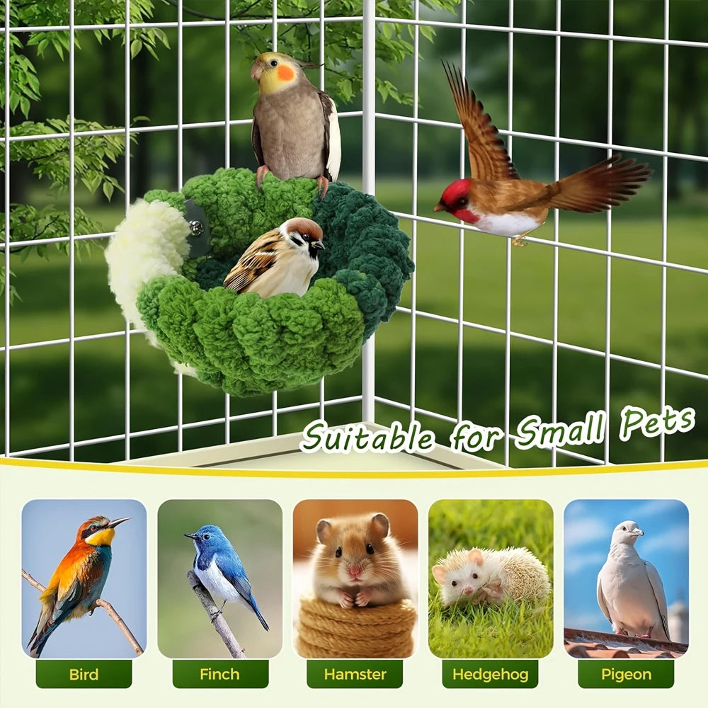 Warm Cozy Round Bird Bed