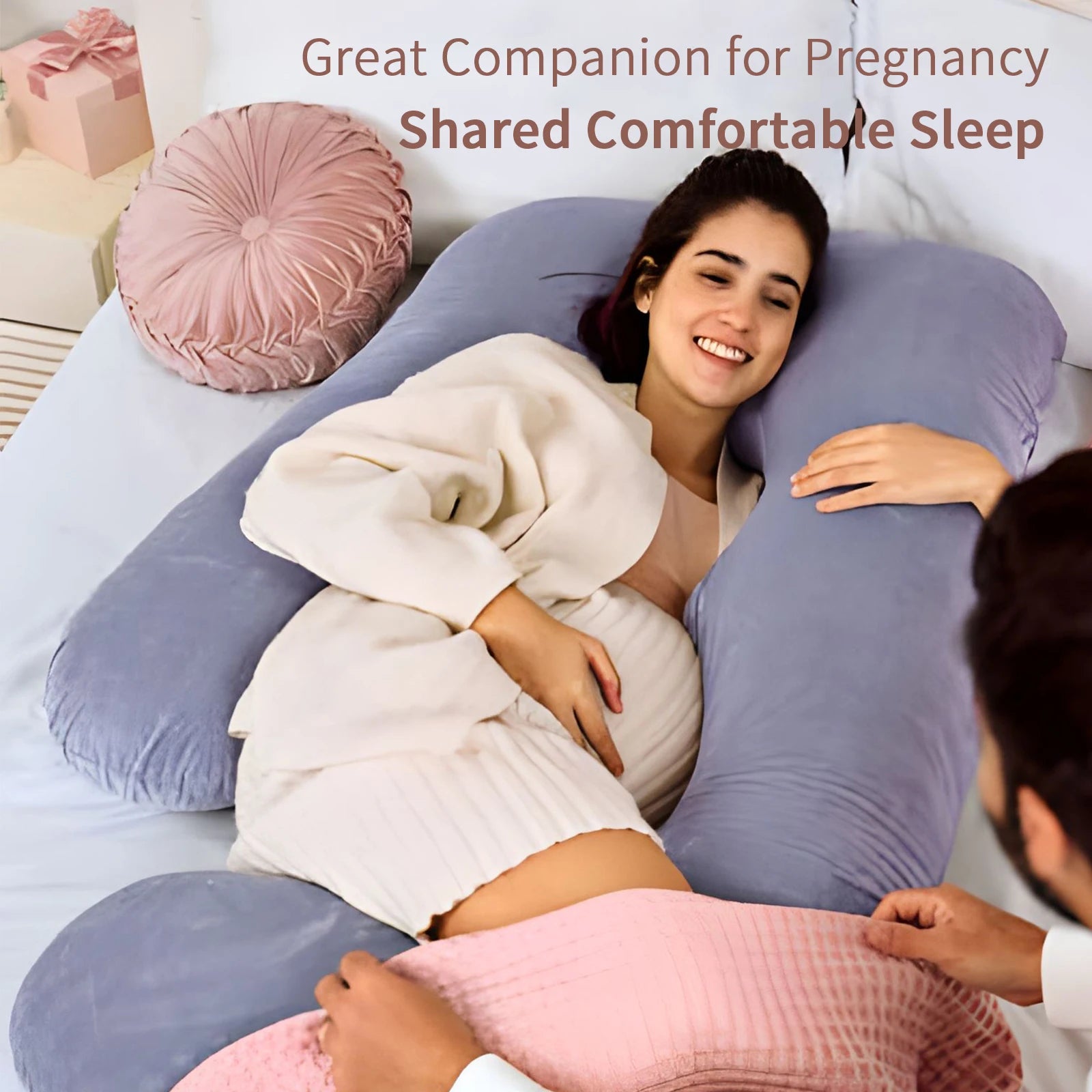 Full Body Pregnancy Pillow in 3 Configurations